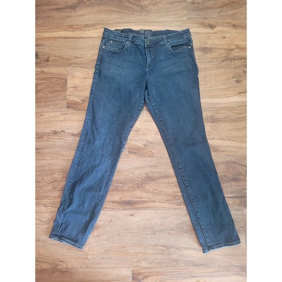 KUT from the Kloth Jeans Women Size 16 Blue Denim Mid Rise - Picture 2 of 8